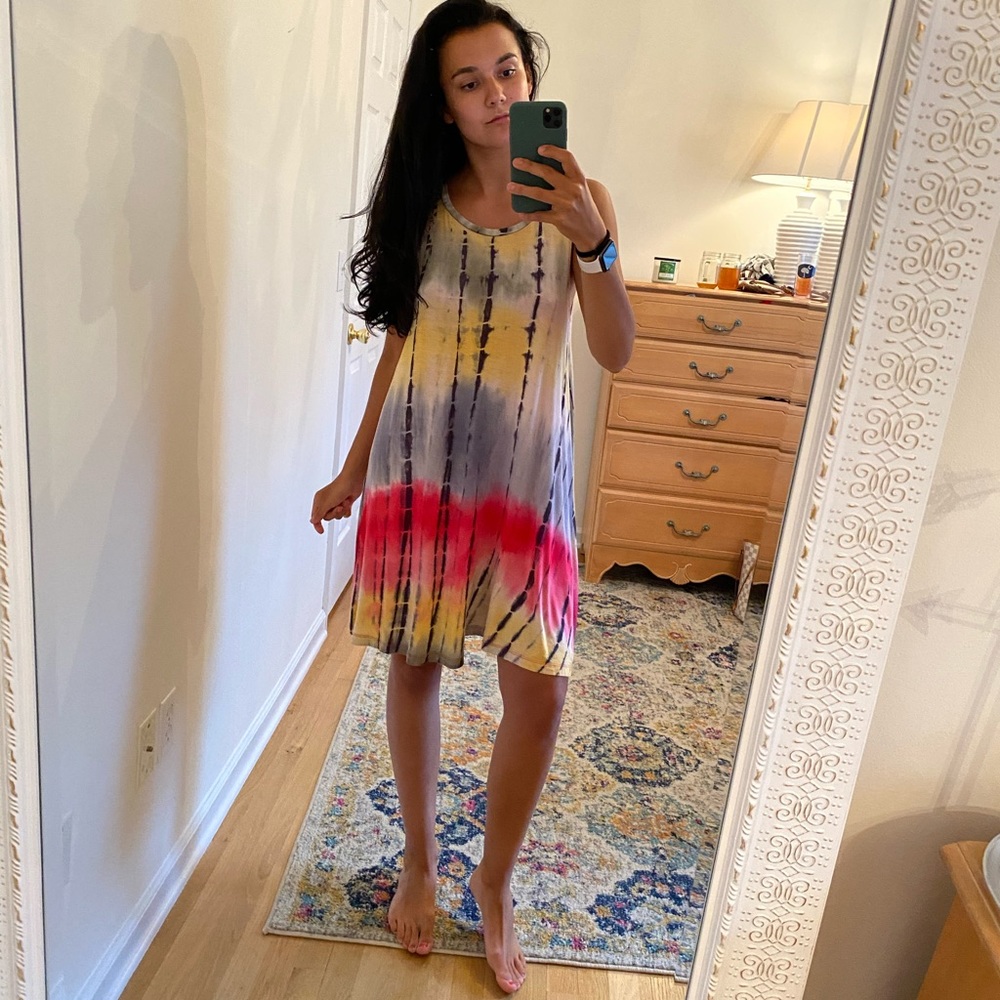 Tie Dye T-Shirt Dress, size small!
